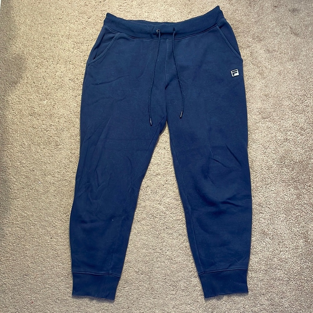 FILA Navy Blue Women’s Sweatpants Size: L